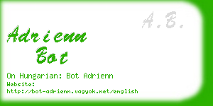 adrienn bot business card